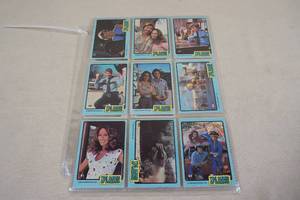 lot 220 image: Binder Pages of Dukes of Hazzard Cards