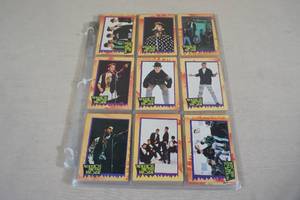 lot 224 image: Binder Pages of New Kids on the Block Trading Cards