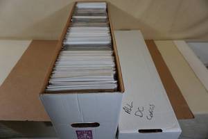 lot 244 image: Long Box of DC Comics Comic Books