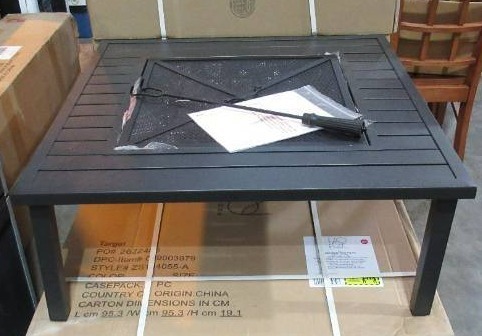 lot 42 image: Asti Adirondack Wood Burning Patio Fire Pit - Gray - Project 62