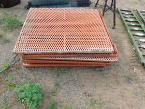 lot 25 image: (6) Rubber Coated Racks