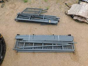 lot 35 image: (2) Ladder tree stands. --Single and a Double