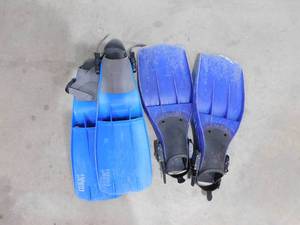 lot 46 image: Mens Medium Scuba Diving Gear Set Up.