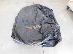 lot 71 image: Truck Cargo Bed Bag with Cargo Net-FieryRed 100% Waterproof Heavy Duty Truck Bed Storage Bag