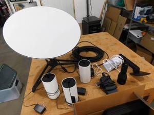 lot 84 image: Starlink Satellite Internet Dish Full Kit, Space-X Gen 1