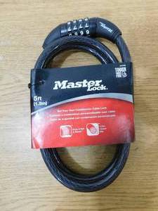 lot 89 image: Master Lock 5 Bike Lock Cable