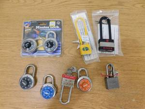 lot 99 image: Padlocks & gun locks assorted lot