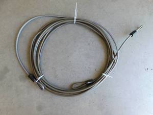 lot 133 image: Heavy Duty Steel Cables for locking