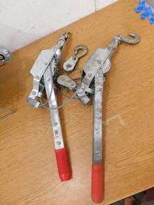 lot 136 image: 2 Come Along Pullers