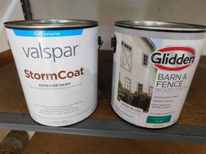 lot 144 image: 2 gallons paint - Exterior Flat White