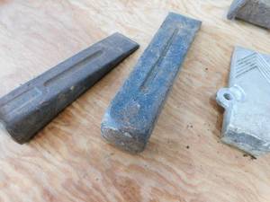 lot 172 image: 6 - Tree Falling Wedges , Heavy duty steel