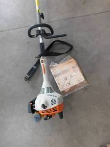 lot 206 image: STIHL KM 55 R Strait Shaft Weed Trimmer