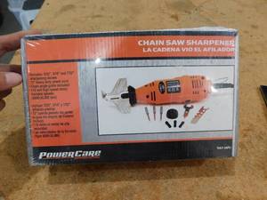 lot 250 image: New Electric Powercare Chain Saw Sharpening Kit