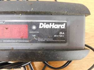 lot 257 image: 2-Bank 10A On-Board Battery Charger & Diehard 3amp battery charger