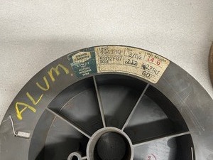 4 rolls of  aluminum welding wire  appear to be opened but lots left