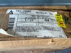 116 Tri Mark  metal alloy  70X  60#  welding wire
