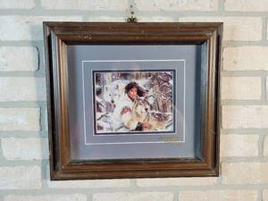 Maija Signed  Framed Print - 15 x 13.5