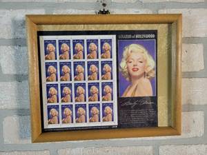 Sheet of Marilyn Monroe .32 Stamps - 9 x 11