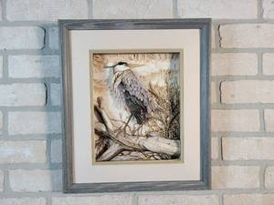 1990 Pam Stoehsler 3-D Framed Print - 15.5 x 13.5