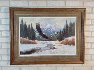Derk Hansen Signed  Framed Press Proof Print - #1 of 12 - 32.5 x 24.5