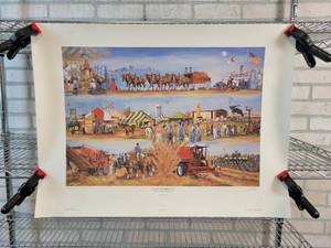Salute to Farmfest Signed Print #400 of 500 - Artist Dorothea Paul - 25 x 18.5
