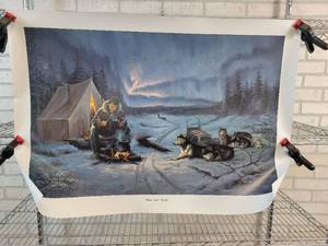 Home Sick, Alaska Signed Print #55 of 1995 - Artist Tok Hwang - 33.5 x 23.5