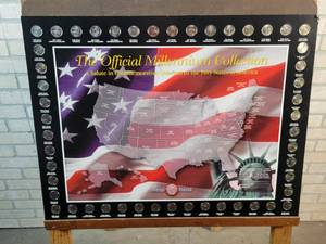 Complete 50 State Quarter Set  - Overall about 26 x 20
