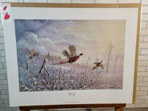 Winter Corn Signed Print #73 of 750 - Artist Floyd Hubbard - 23 x 30