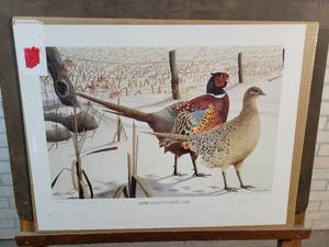 Morning Fenceline Signed Artist Proof Print #10 of 50 - Artist Greg Von Ohlen - 22 x 17