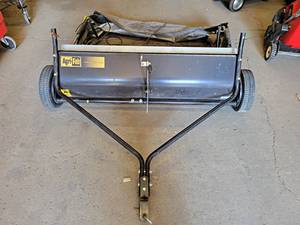 lot 1059 image: Agri-Fab Lawn Sweeper - 42 Path - NO SHIPPING
