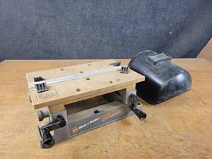 lot 1117 image: Black & Decker Bench Top Workmate and Welding Helmet - NO SHIPPING
