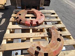 lot 1026 image: IH Rear Split Wheel Weights - Part No. 400078 R1 L1  a Single Half Part No. 400078 R1 L4 - NO SHIPPING