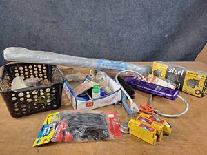 lot 1152 image: Steel Wool, Power Strip, Bungee Balls, Hardware and More