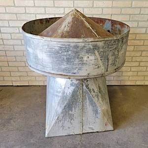 lot 1020B image: Antique Barn Roof Vent  Cupola - Overall about 35 Diameter x 40 Tall - NO SHIPPING