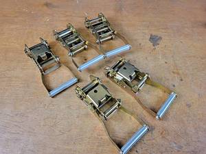 lot 1198 image: (5) 2 Ratchet Strap Ratchets