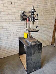 lot 1027A image: Rockwell 32 Radial Drill Press - Tested and Works - NO SHIPPING