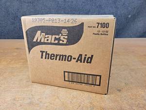 lot 1245 image: New Case of (12) MACs Thermo-Aid (Like HEET) - NO SHIPPING