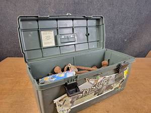 lot 1254 image: Toolbox w Tools and More