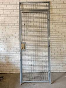 lot 1027C image: Steel Mesh Security Door and Frame - Overall About 8 x 3 - NO SHIPPING