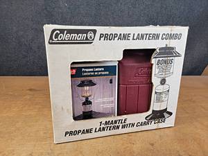 lot 1276 image: New in Box Coleman Propane Lantern and Carry Case