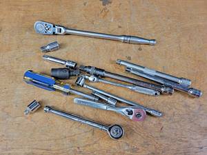 lot 1294 image: SNAP-ON Flex Head 38 Drive Ratchet, 14 Drive Ratchets and More
