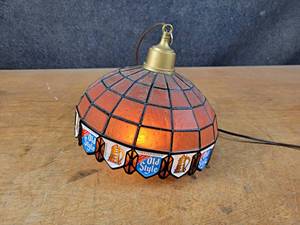 lot 1318 image: Heilmans Old Style Hanging Light - Tested and Works - About 10 Diameter