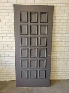 lot 1342 image: Steel Exterior Door - 36 x 80 a 1.75 - NO SHIPPING