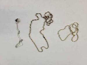 lot 1357 image: Necklaces Marked 925 Sterling Silver