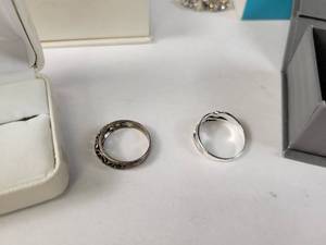 lot 1360 image: Assorted Jewelry and More - 2 rings Marked 925