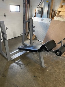 Precor Decline Olympic weight bench