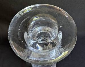 lot 28 image: Kosta Boda Crystal Candleholder