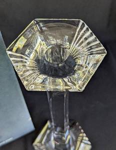 lot 35 image: Waterford Crystal Candlestick Holder