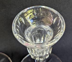 lot 40 image: Pair of Waterford Crystal Candlestick Holders