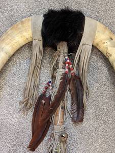 lot 6 image: Native American Shaman Staff from the Thunderbird Motel